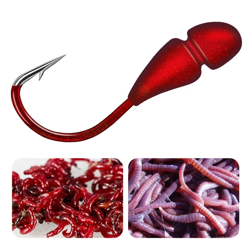 10pcs/Lot Fishing Hook High Carbon Steel Barbed Overturned Fishhook Fishing Accessories Supplies Lure Carp Fishing Tackle