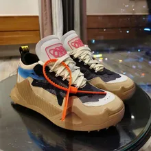 Разноцветные мужские кроссовки на шнуровке, сетчатый, дышащий, спортивный, мужские кроссовки