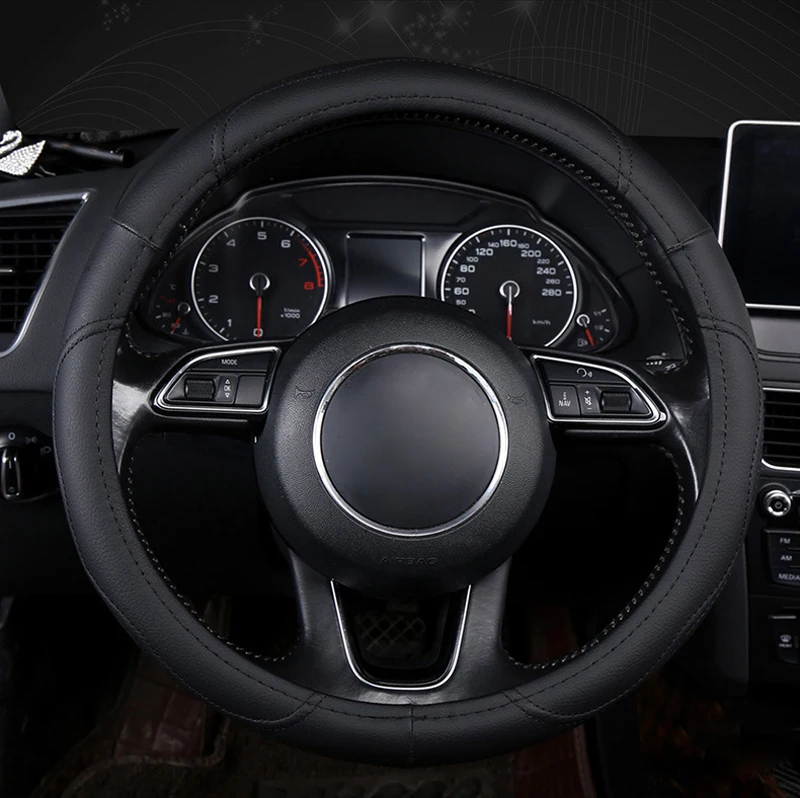 Чехол рулевого колеса автомобиля оплетка для Volkswagen VW Golf 2000 2001 2002 2003 2009 2010 2011 2012 City R