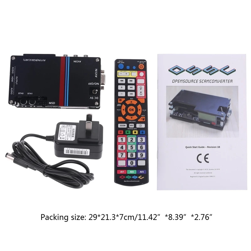 

Enhanced Edition OSSC-X Converter Kit for Video Conversion Game Consoles 203A