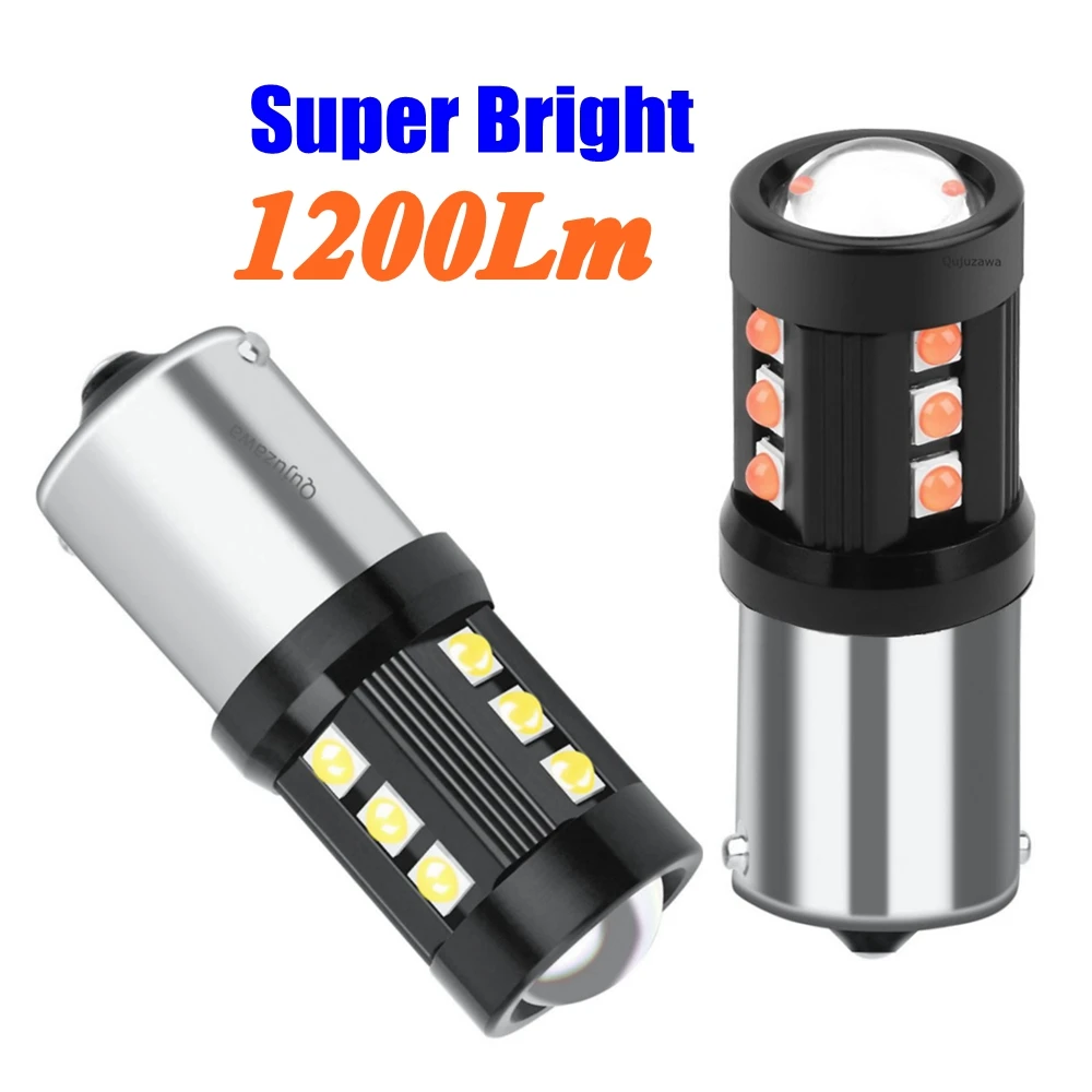 

2PCS 2020 New 1156 BA15s 7506 P21W R10W R5W LED Car Tail Brake Lamps Turn Signals Auto Rear Reverse Bulb Daytime Running Light