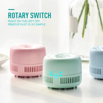 

1Pcs Blue/Pink /Green Portable USB Desktop Mini Vacuum Cleaner Home Desktop Cleaner Scraps Dust Machine With Hand-held Design