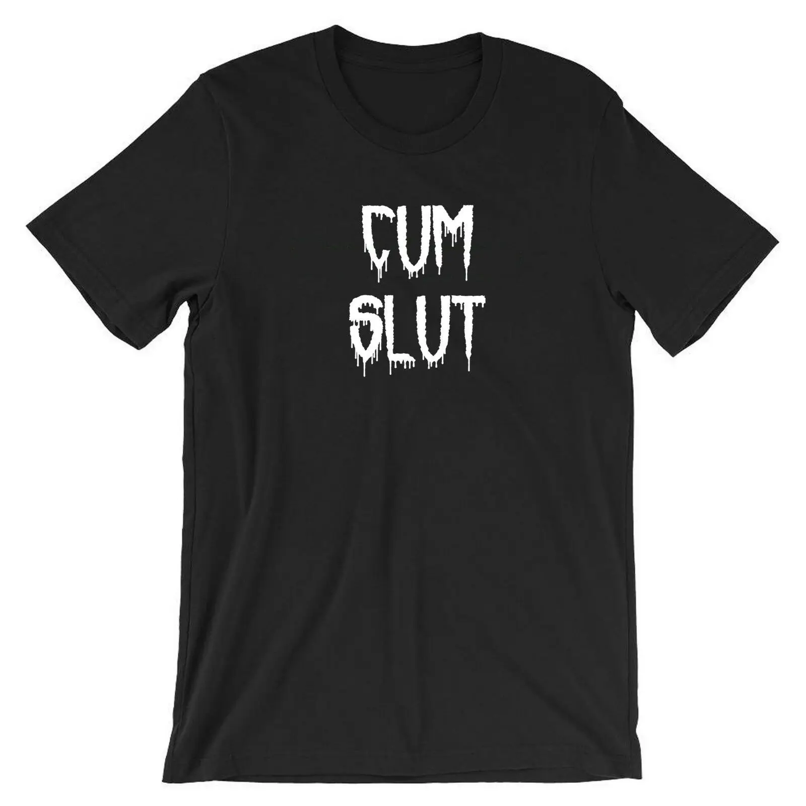 CUM SLUT футболка смешной грубый крутой Топ для курицы женская подарок | Мужская