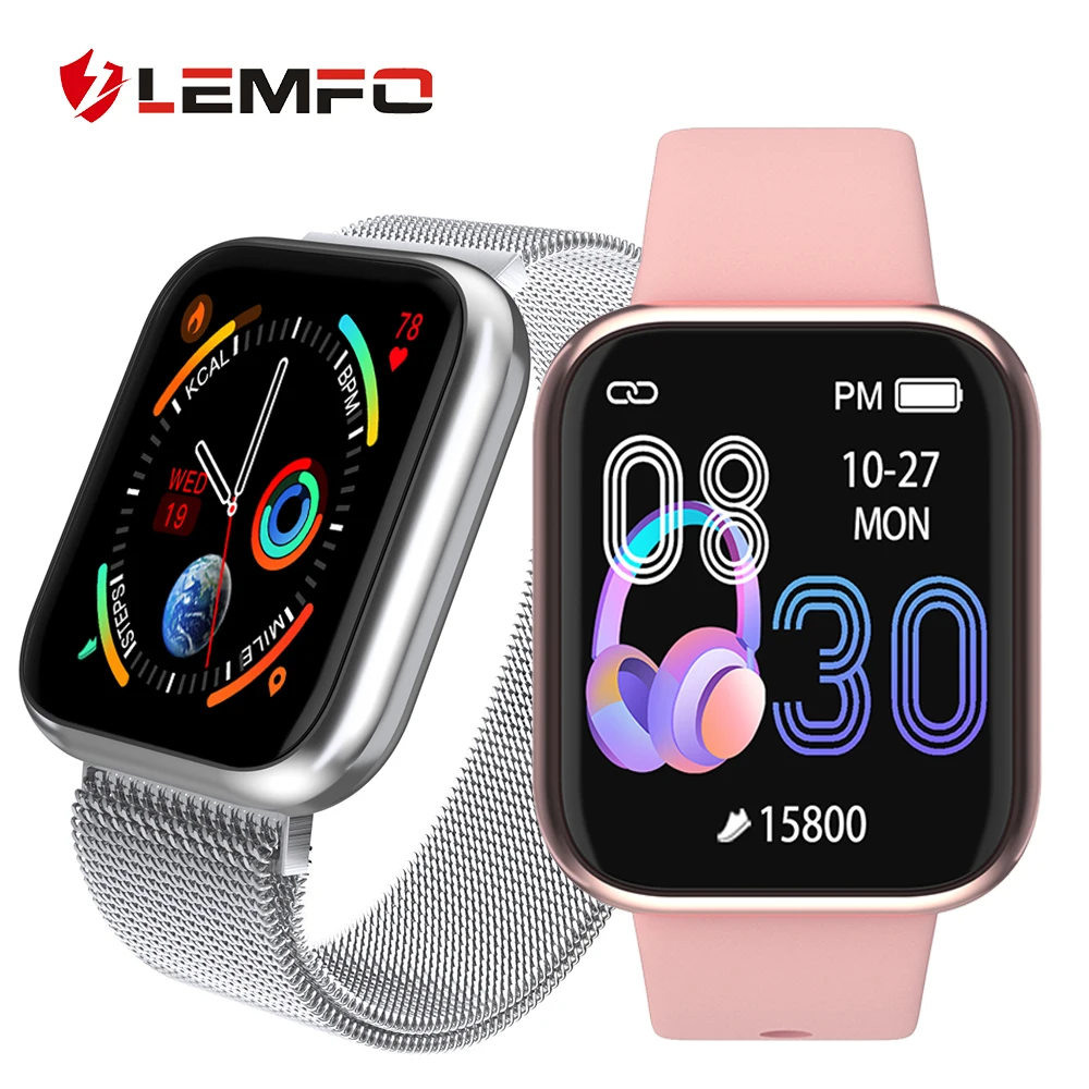 LEMFO женские умные часы сердечный ритм кровяное давление мониторинг кислорода в