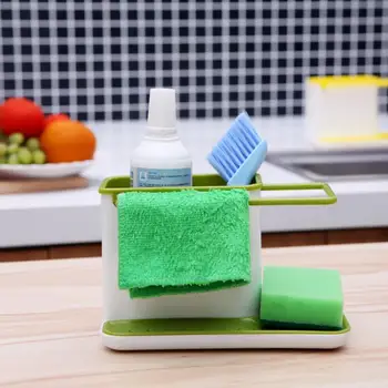 

Creative Sink Filter kitchen triangular sink filter Vegetable Cup Sponge Strainer Suction Fruite Basket Drainer Drain Holde P8F2