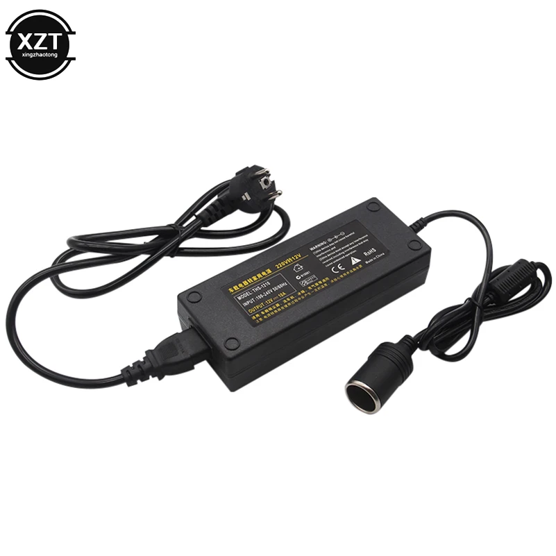 120W 12V 10A Car Inverter Power Supply Cigarette Lighter Socket AC/DC Adapter 220V Charger Converter US EU for Refrigerators