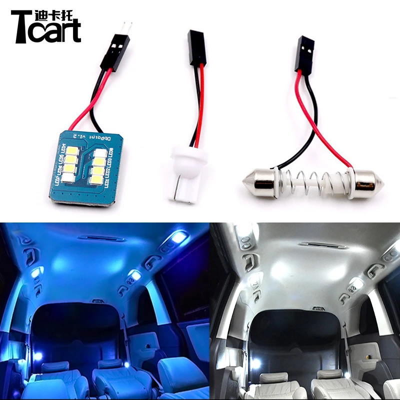 Tcart led T10 W5W led синий в белый интерьер фары дальнего света номерного знака огни двери для Nissan Juke F15 2011 2013