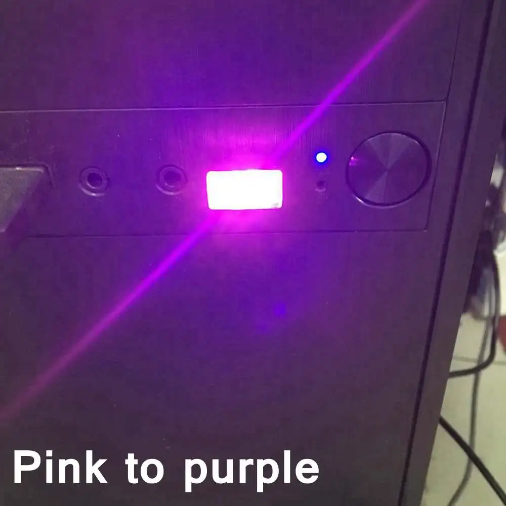 Pink to purple 1 шт. универсальные автомобильные атмосферные огни декоративная лампа автомобильное USB светодиодное вспомогательное освещение ПК портативное подключи и играй - Испускаемый цвет: Pink to purple