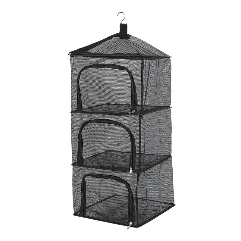 

XSXS--Dry Net Insect Food Screen,4 Layer Outdoor Camping Camping Storage Bag Camp Kitchen Accessories Food Vegetable Fruit Dryin