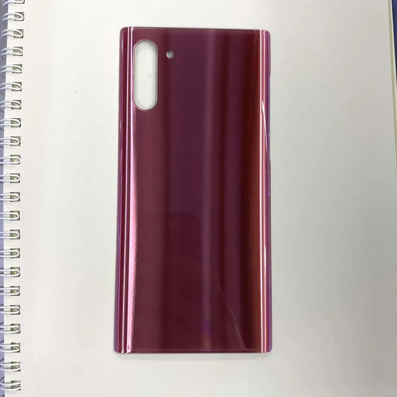 Для samsung Galaxy Note 10 плюс Батарея крышка задней стороны специально для Корпус задний Чехол для samsung N970F N975 Батарея крышка+ клей Стикеры