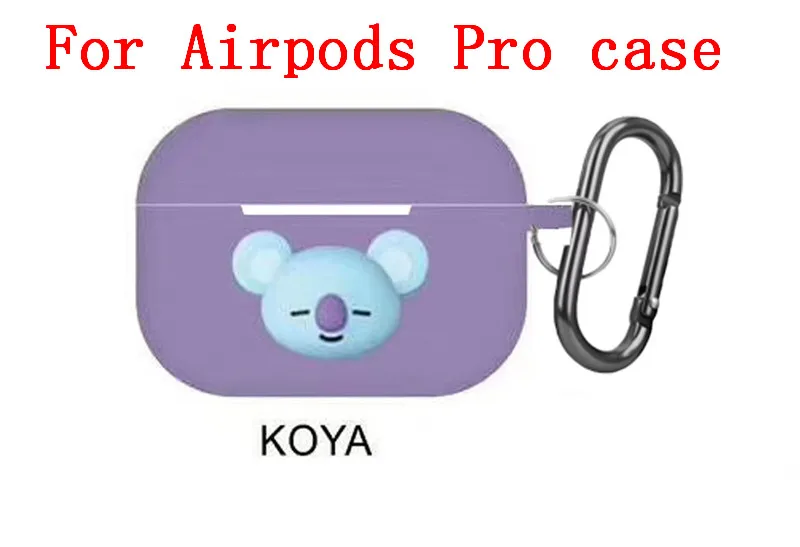 Милый мультяшный Мягкий силиконовый чехол для Apple Airpods, чехол, беспроводные Bluetooth игрушечные наушники, чехол для Airpods Pro Coque - Цвет: T  11