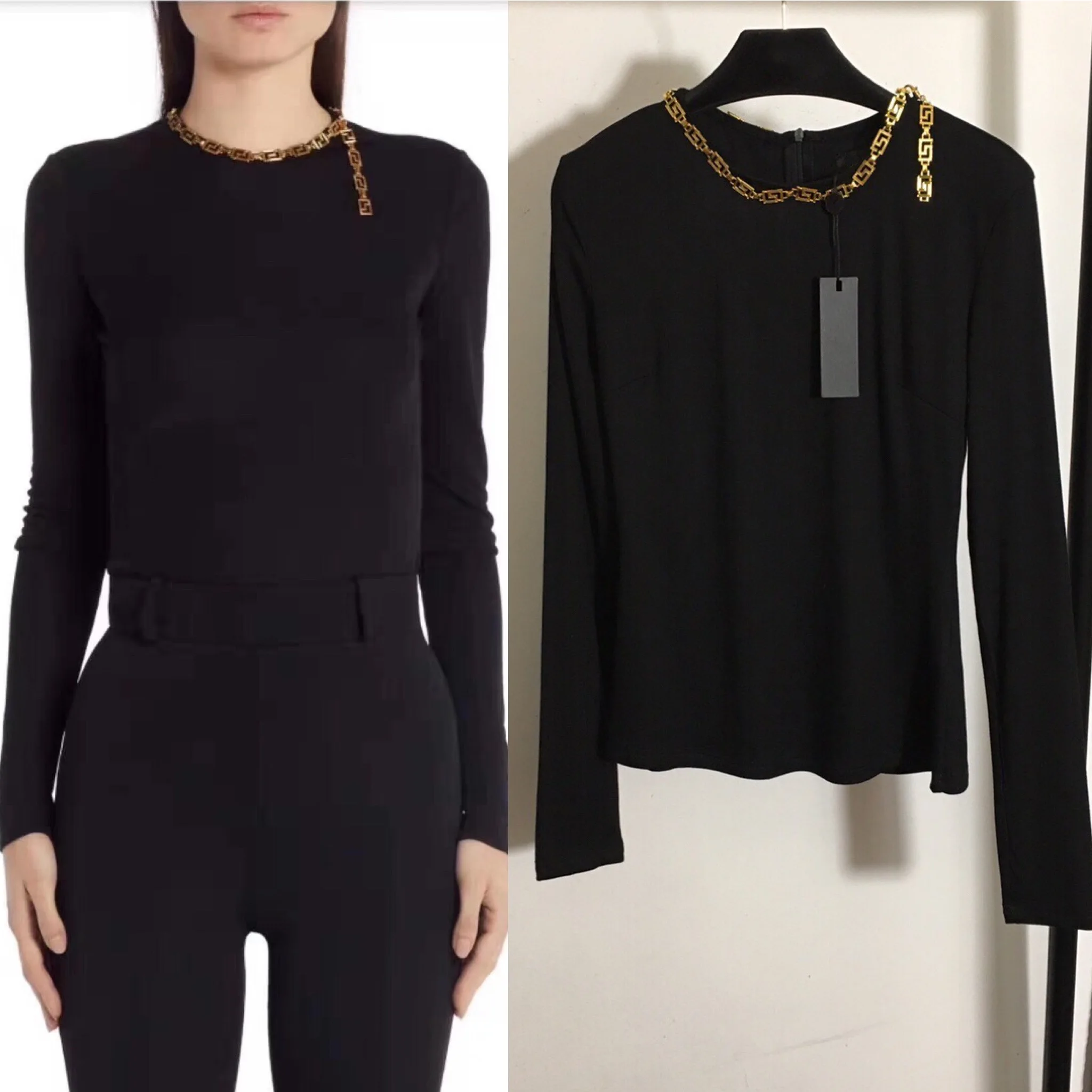 Лидер продаж 2020 весенняя одежда повседневная черная футболка женская модная с