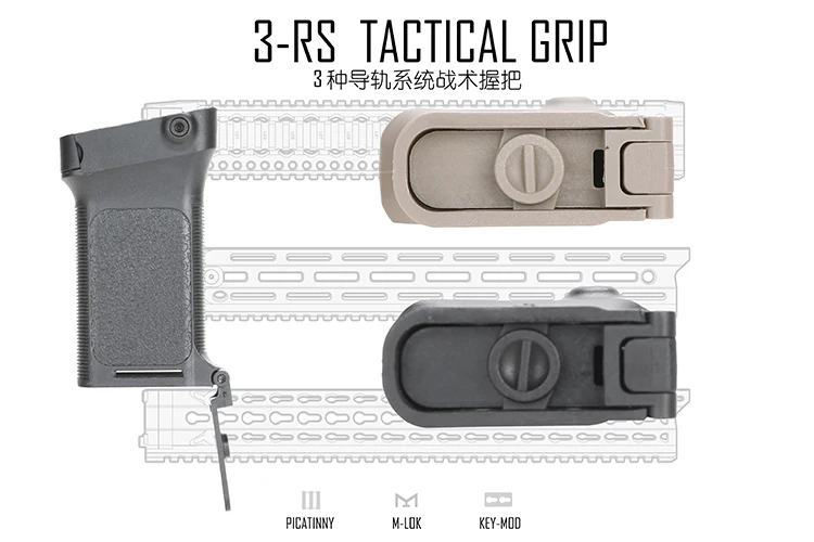 KEYMOD& MLOK Rail тактическая рукоятка для охотничьих аксессуаров стрельба, страйкбол запчасти