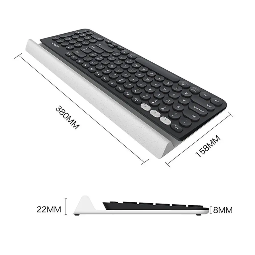 Logitech K780 Multi-Device Wireless Keyboard Bluetooth Unifying USB Dual Mode Full Size Mute Keyboard For PC Laptop Phone Tablet