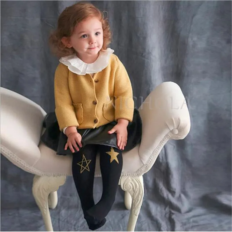 Лидер продаж, детские колготки, милые детские хлопковые колготки с героями мультфильмов, колготки для маленьких девочек 0-4 лет - Цвет: show as picture