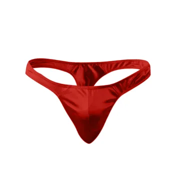 

New 2020 Thong Men's Panties Low Waist Men Underpants Solid Elastic Jockstrap Sexy Underwear Lingerie Briefs Tanga Hombre #15