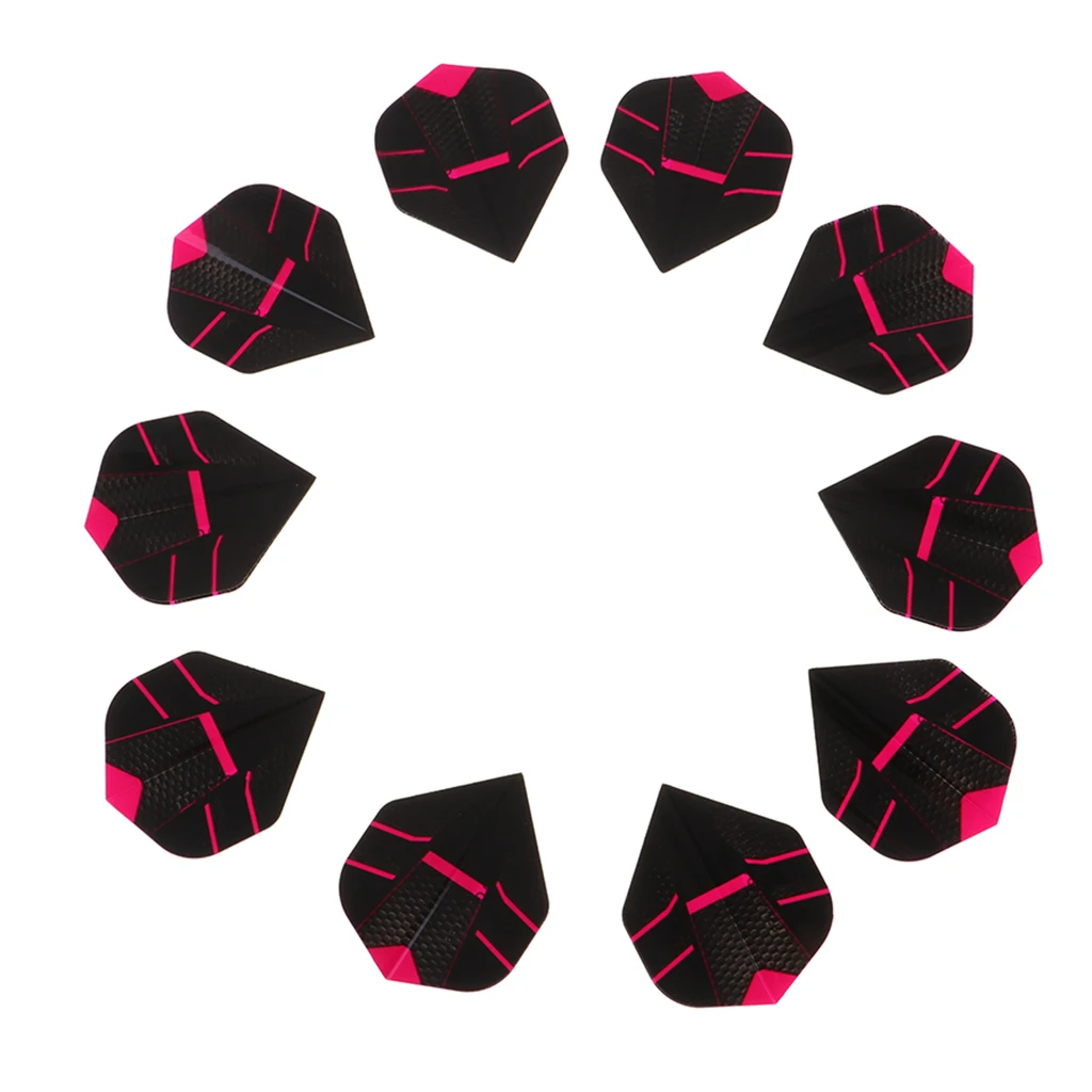 10Pcs Standard Shape Flights PET Extra Tough Thick Tail Accessories Dart Flights 10Pcs Standard Shape Flights PET Extra Tough Thick Tail Accessories Dart Flights