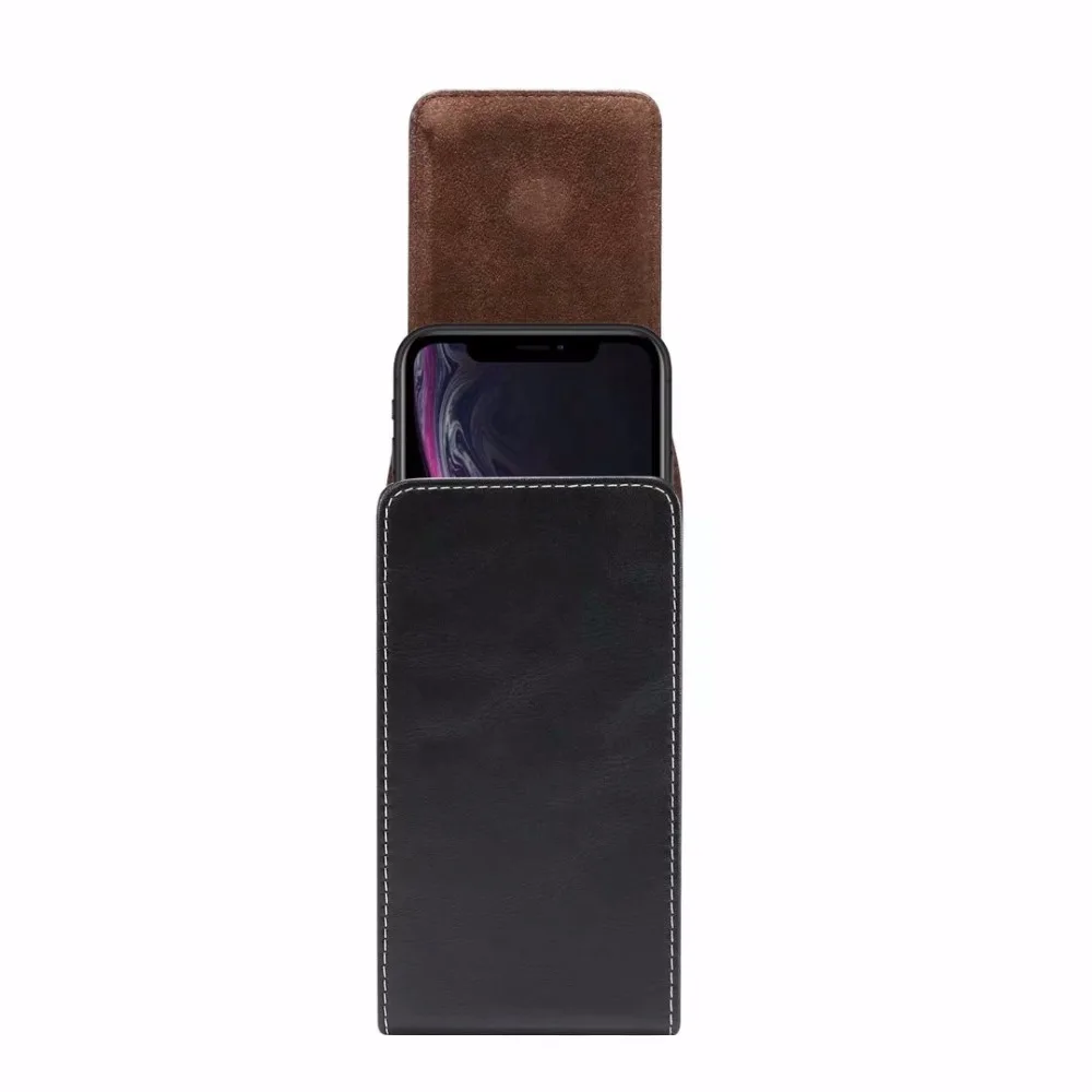 Fssobotlun 5 размеров чехол для телефона висячая поясная сумка для хранения черный классический Зажим для ремня чехол для iPhone поясная сумка