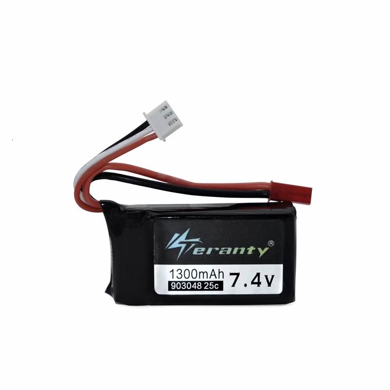 7,4 в 1300 мАч батарея LiPo для Wltoys V353 A949 A959 A969 A979 k929 7,4 В батарея дрона для радиоуправляемых автомобилей вертолетов лодки 2 шт./набор