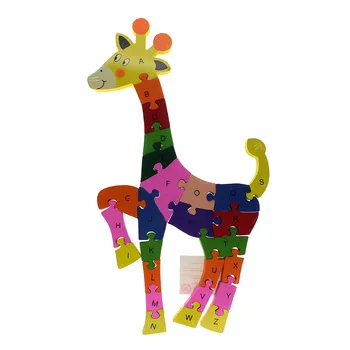 

3d puzzle wooden Elephant Early Educational Puzzle Kid Wood 3D