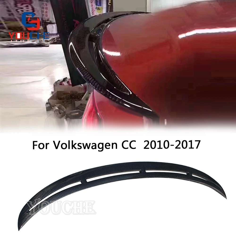 

Carbon Fiber Rear Spoiler Trunk Wing for Volkswagen CC 4-door Sedan 2010 - 2017 Boot Tail Lid Spoiler