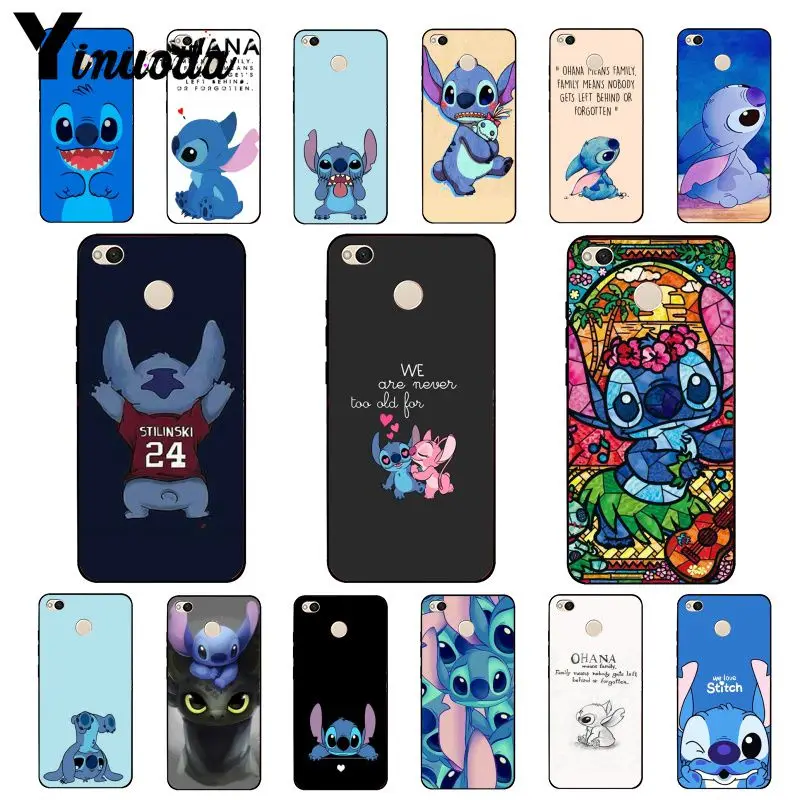 

Yinuoda fairy tale stained Lilo Stitch Phone Case for Xiaomi Note3 mi5 6 A1 A2 Lite Mi9 9SE mi8lite 8explorer