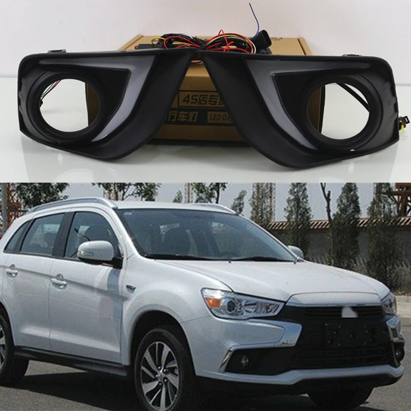 Светодиодные дневные ходовые огни для Mitsubishi Outlander Sport ASX RVR 2016 2017 2018 2019 DRL