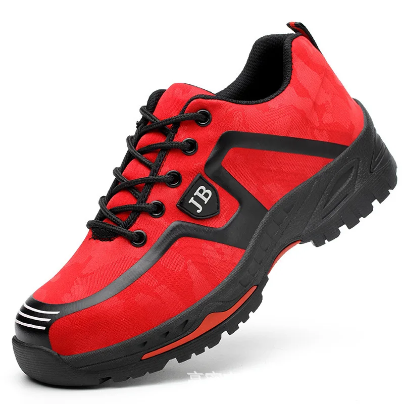 

Survival Safety Shoes Steel Toe Steel Mid-plate Anti-slip Anti-smashing Work Men Work Boots Women Shoes