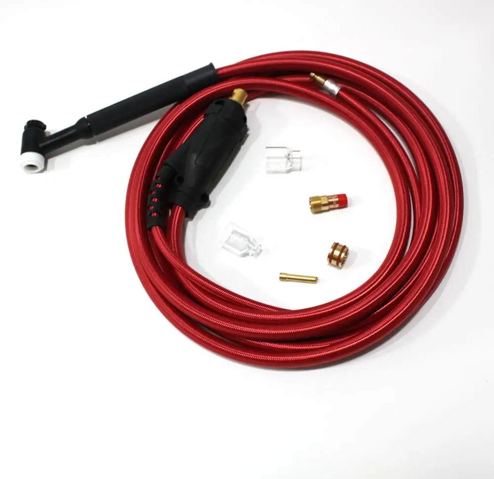 WP17 17F 17FV 17V красный мягкий GL серии стекло TIG сварочный фонарь
