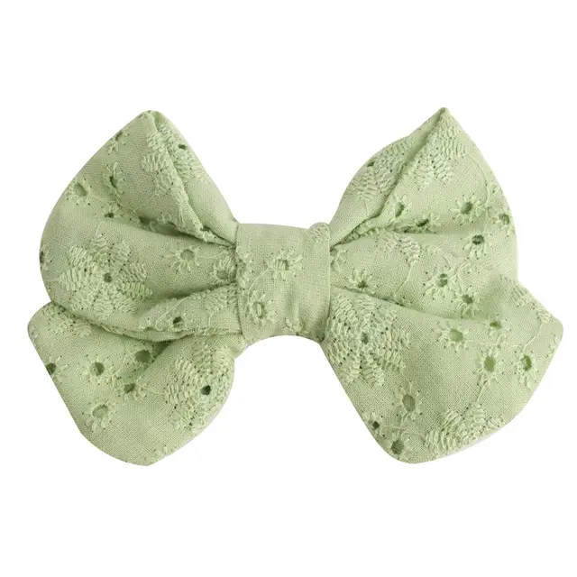 Elegant Chiffon Big Bow Spring Hair Clip Fashion Print Floral Hair Barrette For Women Girls Sweet Hairclip Hair Grip Accessories type 32