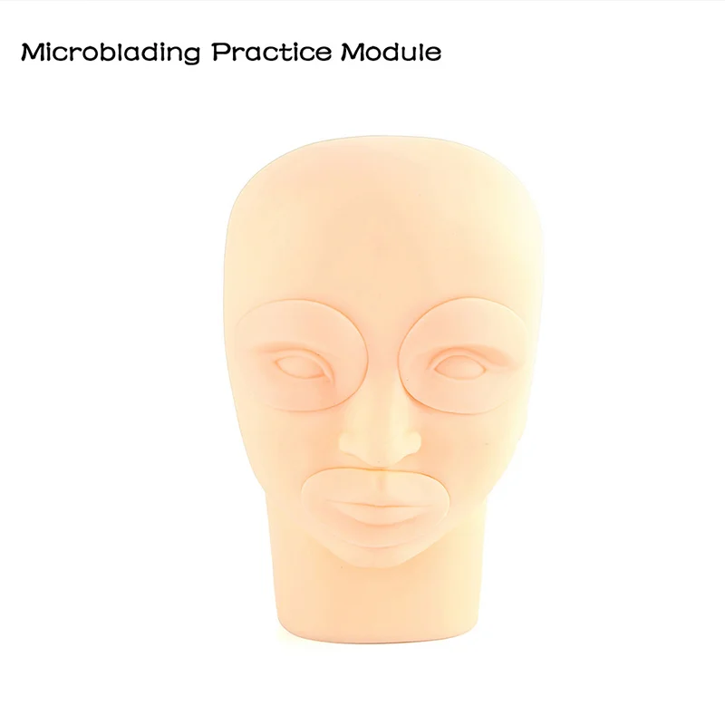 ABVP New Tattoo Practice Fake Skin Head Professional Tattoo Practice Silicone 3D Practice Skin Mannequin Cosmetic