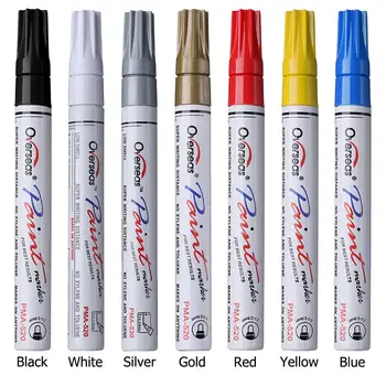 

Universal Waterproof Car Tire Tread Permanent Paint Marker Pen Graffiti Oily Marker Strong Coverage for Rubber Metal Wood Glass