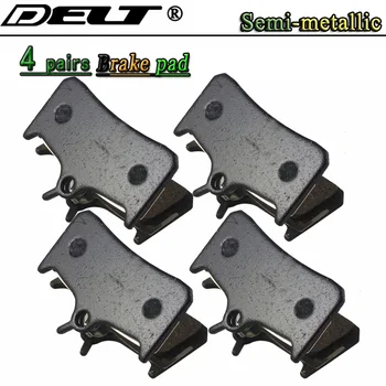 

4 pair MTB Mountain Bike bicycle disc brake pad for DEORE M755 M756 HOPE Mono M4 Semi-Metallic Accessories