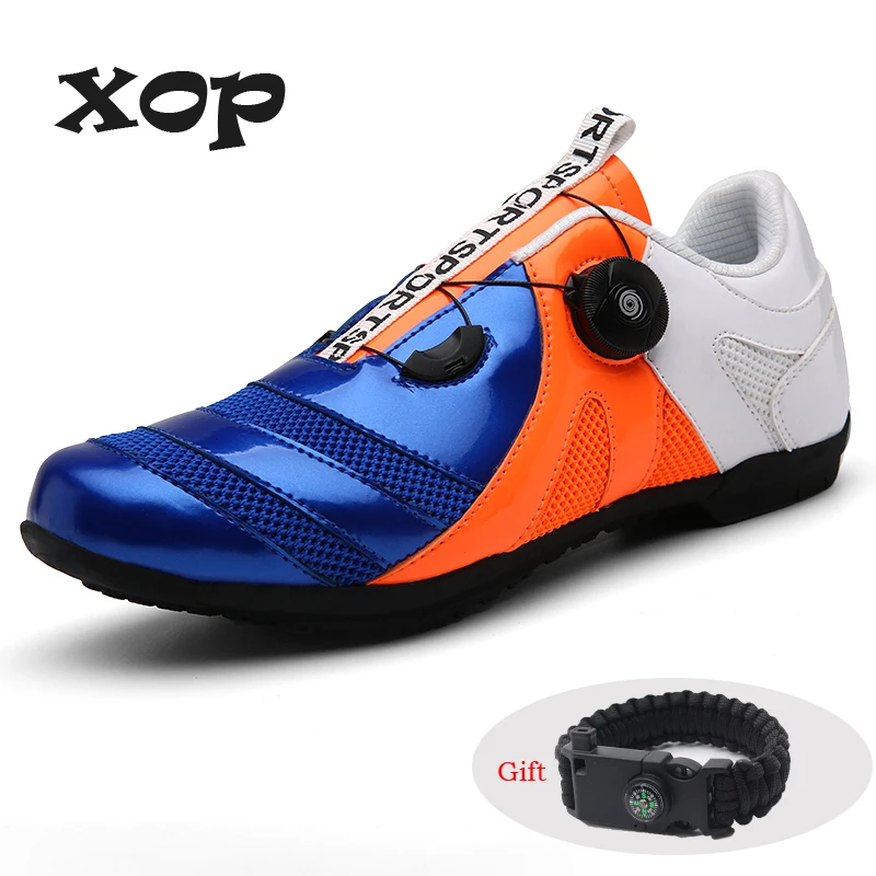 

HOT New MTB Road Cycling Shoes Carbon Fiber Self-Locking Ultralight Breathable Wear Non-slip professional Bicycle Racing Shoes