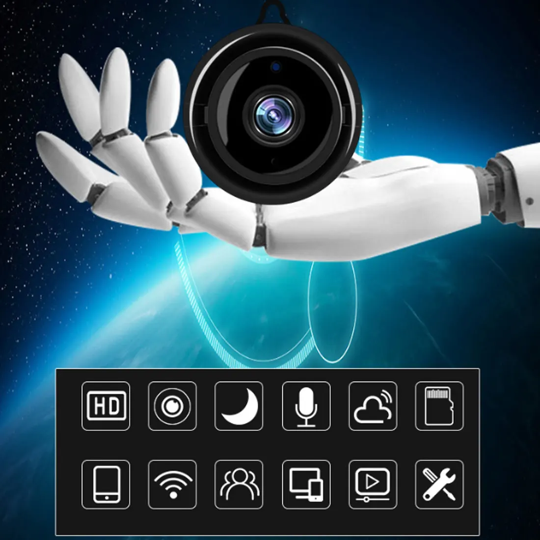360Eyes 720p HD беспроводная wifi ip-камера домашняя камера система безопасности с TFcard инфракрасным слотом ночного видения аудио приложение