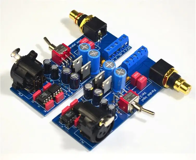 SSM2141 сбалансированный XLR сигнал на несимметричный RCA Одноконтурный усилитель мощности