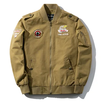 

Men's Jacket Leisure Special Forces Military Uniform Big Code Flying Clothing Outdoor Sports Tooling Coat