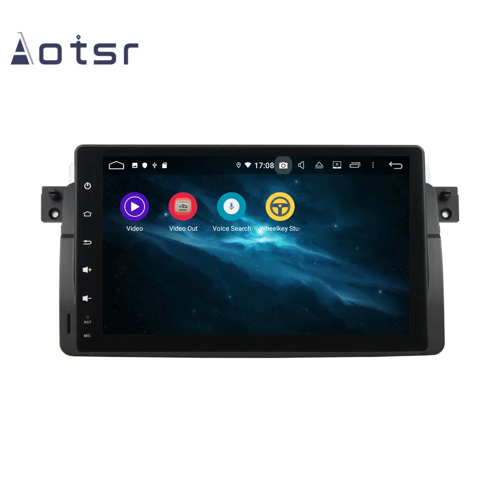 Android 9 0 4 + 64G DSP ips Автомобильный плеер gps навигация для BMW M3 E46 1998 1999 2000 2005