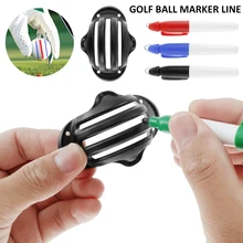 Golf Ball Line Liner Ball Marking Tool Alignment Tool Golf Ball Marker Pen Golf Alignment Putting Tool Line Marker Drawing Kit