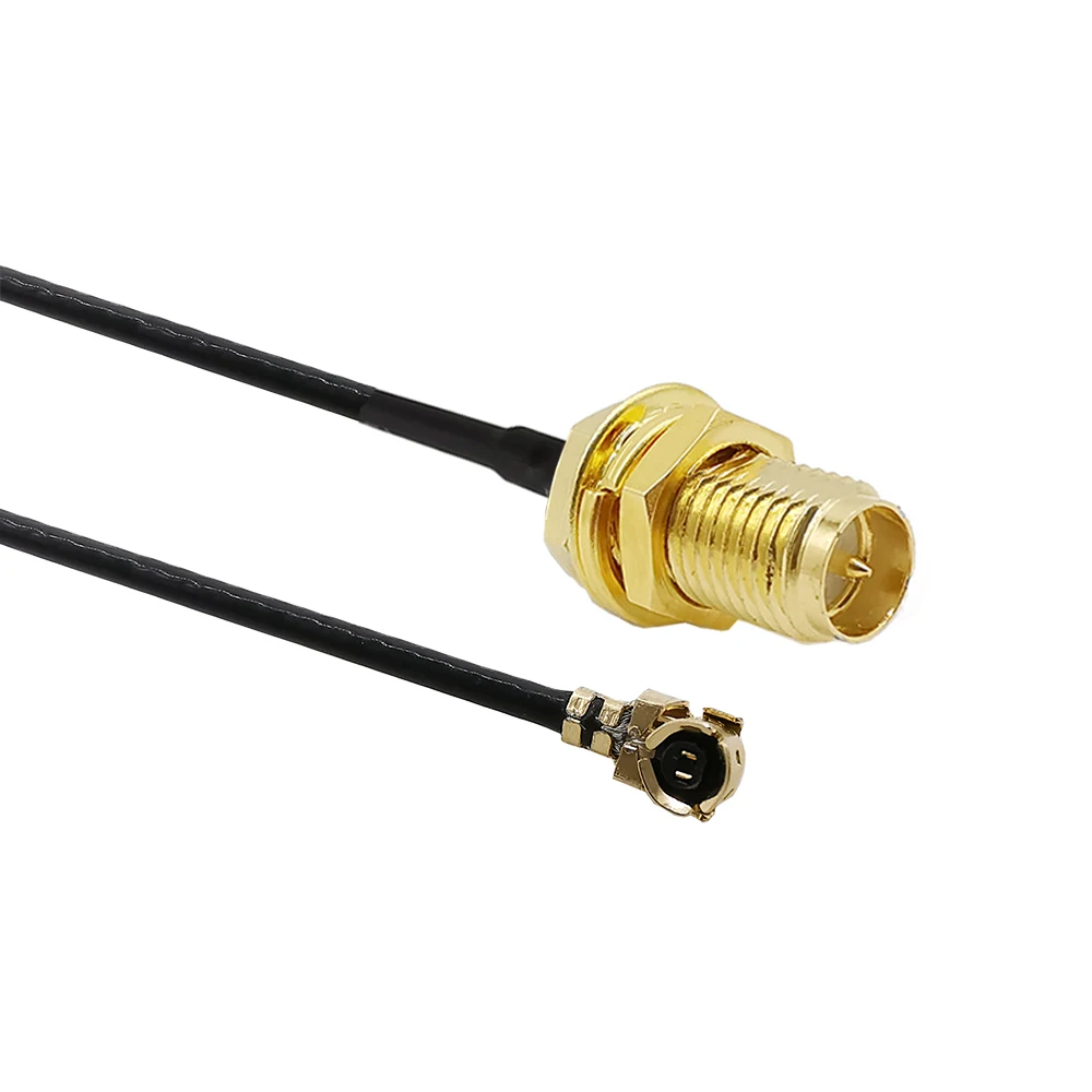 IPX a RP-SMA Conector hembra Antena RF Conector cable Jumpe para PCI WiFi~GN 