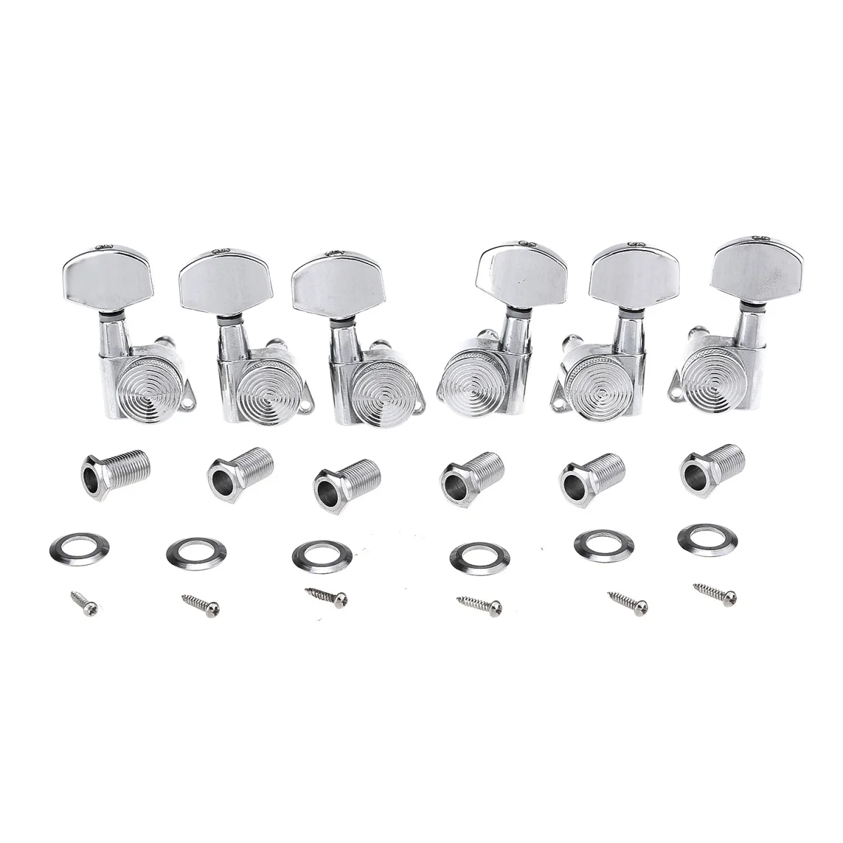 Musiclily Ultra 3R3L 191 Ratio Locking Tuners Tuning Pegs Machines Heads Set for Les Paul
