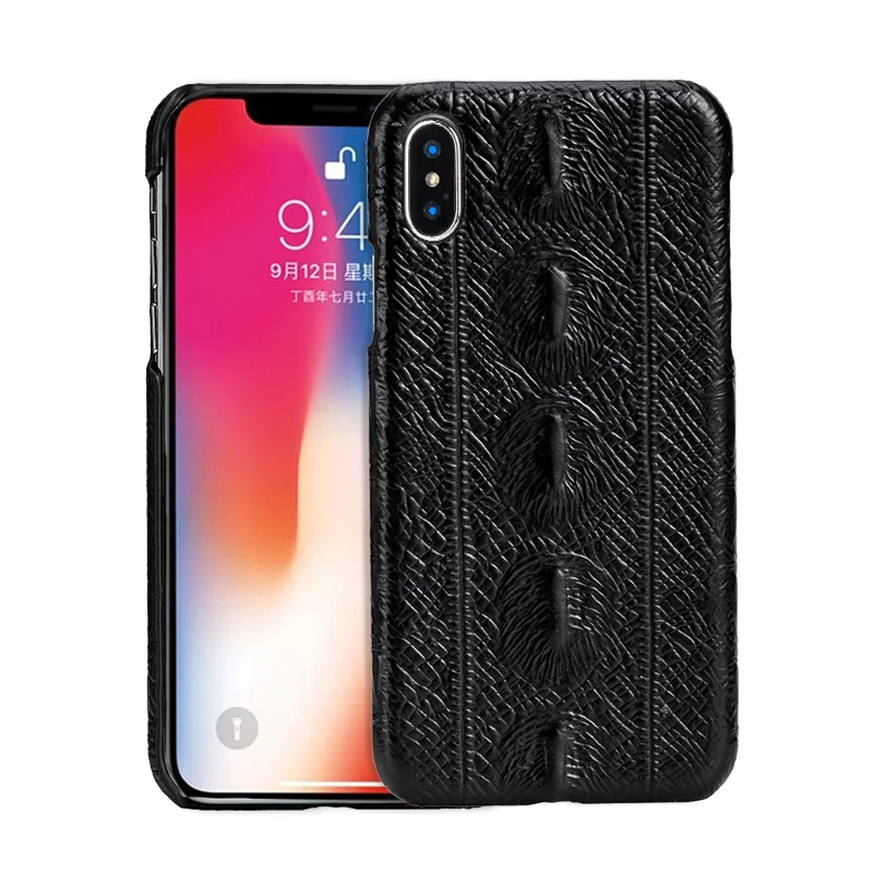 Осетровый текстурный чехол для телефона для iphone 7 8 11 Pro Чехол из воловьей кожи задняя крышка для iphone 6 6s Xr Xs Max чехол 6p 6s p 7p 8p крышка