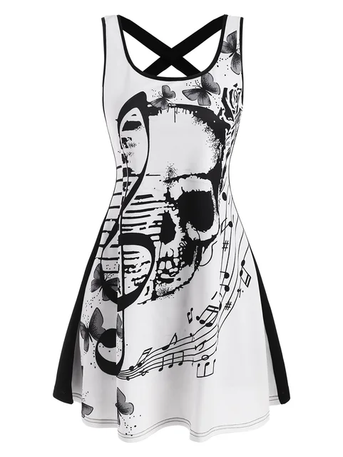 Wipalo Skull Musical Note Butterfly 