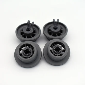 

4Pcs/lot Lower Rack Dishwasher Basket Wheel Small Plastic Wheel Durable Basket Replacement For Bosch For Neff For Siemens 165314