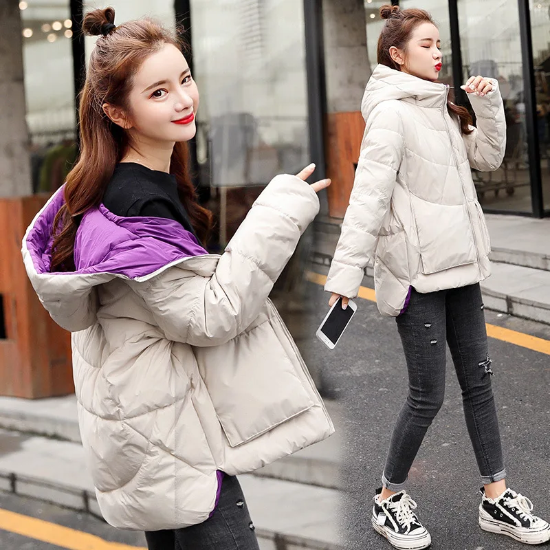 

Cotton-padded Clothes Women's 2019 Winter New Style Popular Korean-style Fashion INS Cotton Coat Thick Short Students Cotton-pad