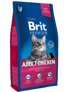

Корм для кошек Brit Premium Cat Adult для взрослых кошек, Курица, Cat food, for cats, 300 г