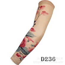 Нарукавник с татуировкой женский стиль татуировка рука Защита от солнца УФ-защита рукава колледж Стиль рука для покрытия на открытом воздухе езда