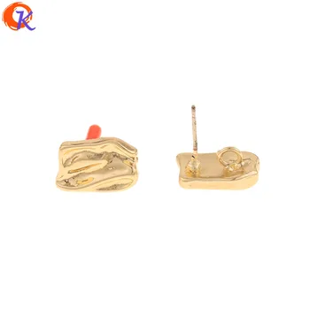 

Cordial Design 100Pcs 9*14MM Jewelry Accessories/Earrings Stud/Silver Pin/Irregular Shape/DIY Making/Hand Made/Earring Findings