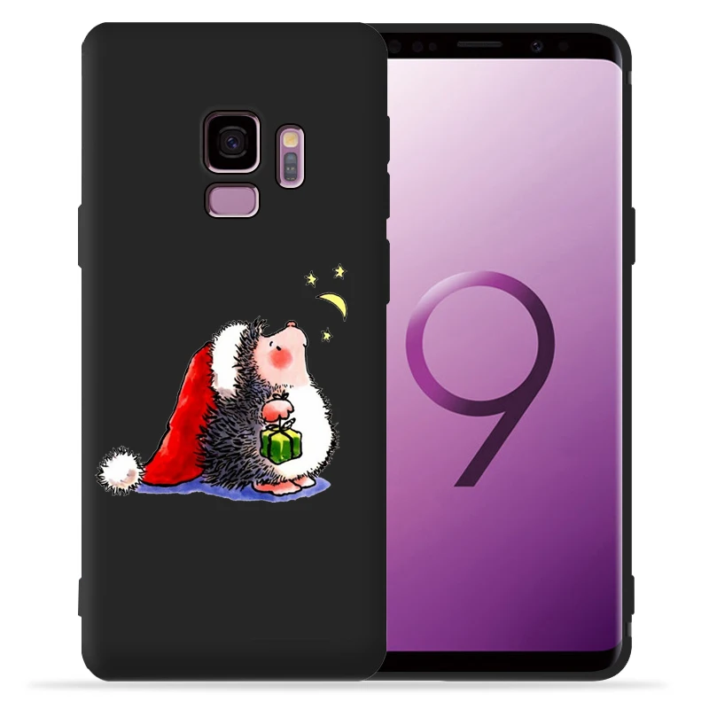Роскошный Рождественский чехол для телефона Elk snowman для samsung Galaxy S9 S8 S10 Plus S7 S6 Edge S10 Lite Note9 8 10 Pro, чехол Etui