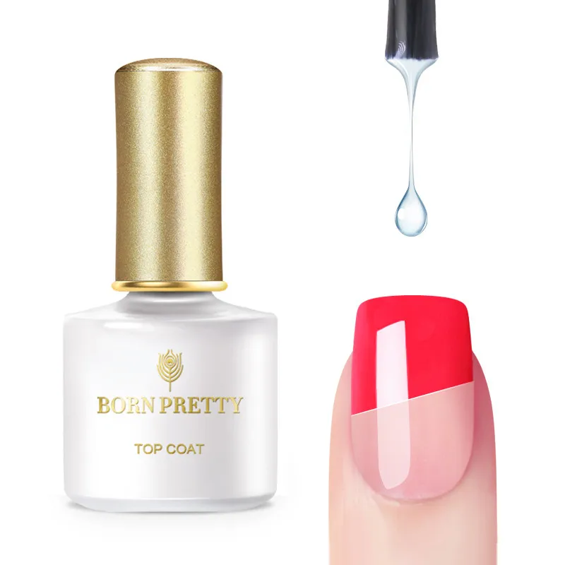 Wipe Top Coat Гель-лак для ногтей BORN PRETTY Ultimate Wipe Top Coat без запаха яркий стойкий Гель-лак для ногтей - Цвет: Wipe Top Coat